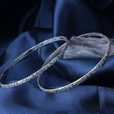Evara Silver Bangles
